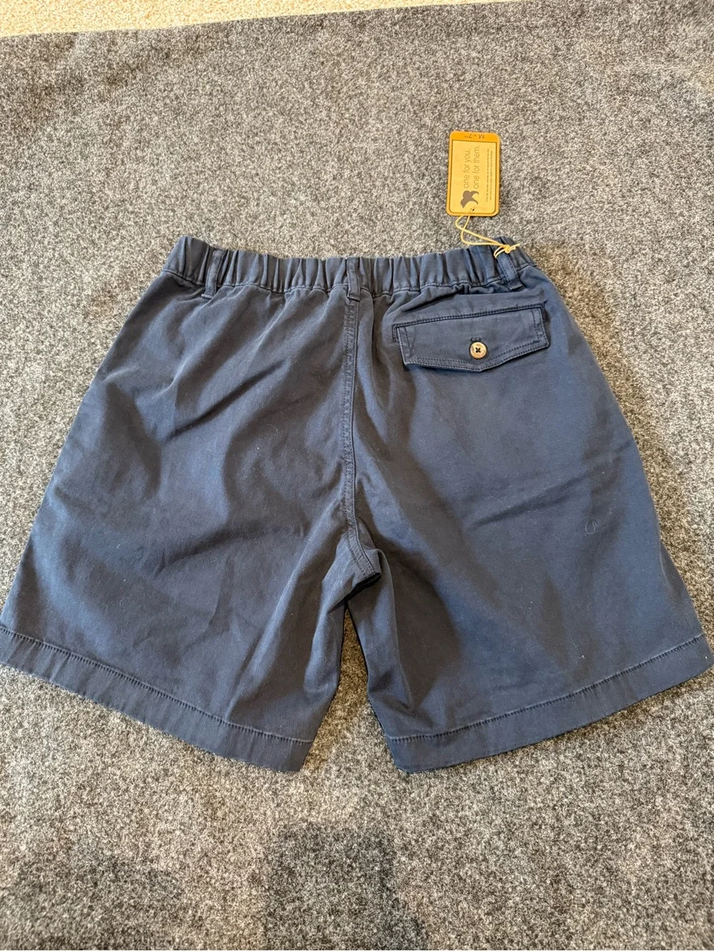 Bear Bottom Clothing Shorts Men’s Khaki Black Stretch 7 Inseam Chino Preppy M